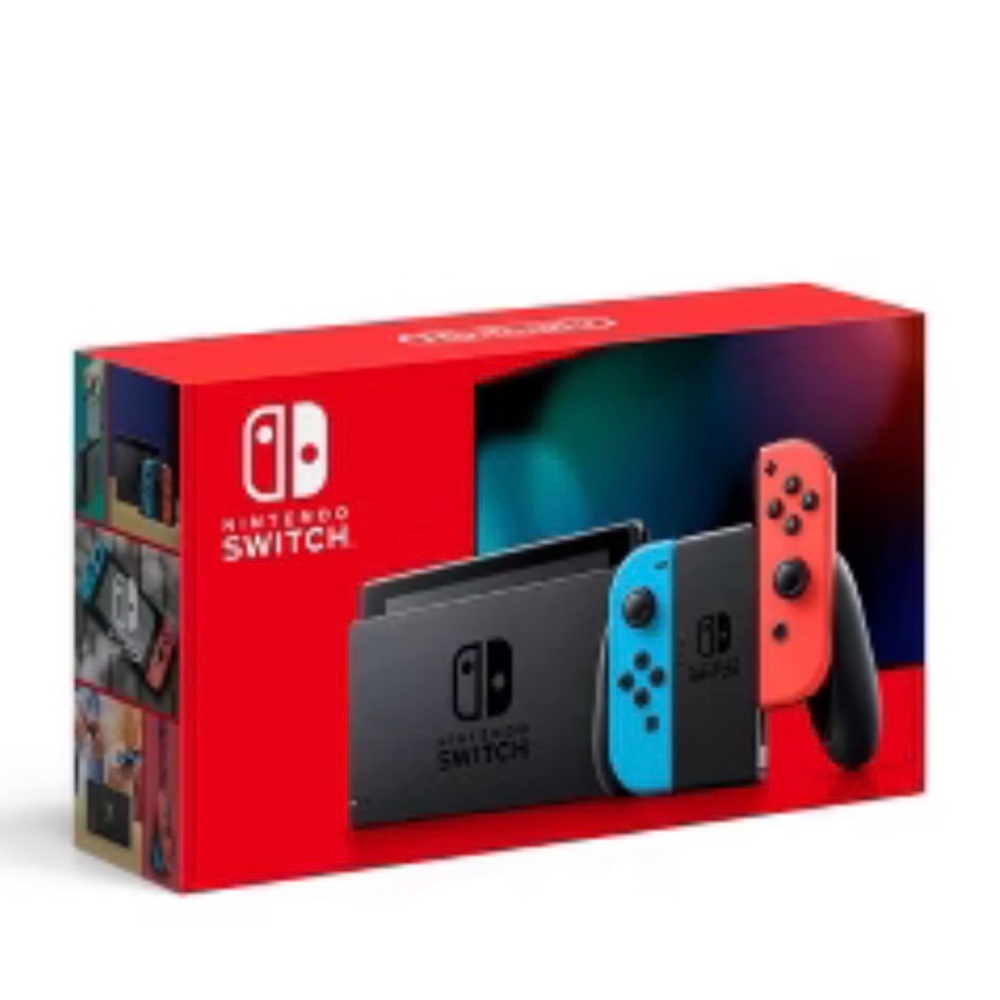 Nintendo Switch Console - Bright Red and Blue